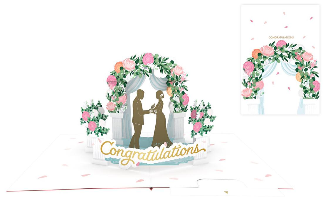 BIGLIETTINI ORIGAMI WEDDING FLOWERS