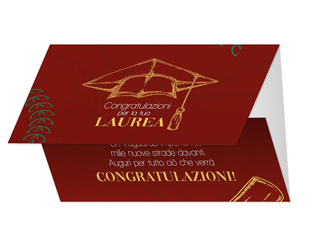 BIGLIETTINI LAUREA 11,5X16 PORTASOLDI -LINEA MILLEFORME