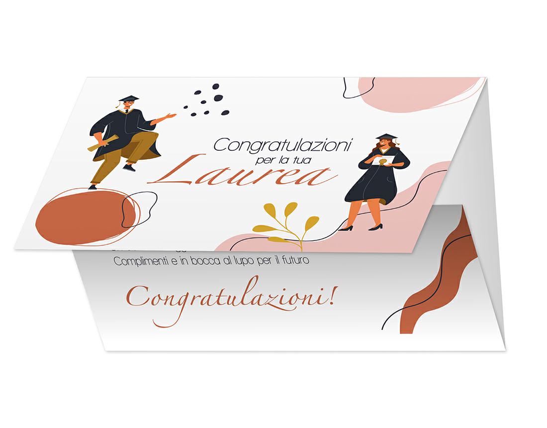 BIGLIETTINI LAUREA 11,5X16 PORTASOLDI -LINEA MILLEFORME
