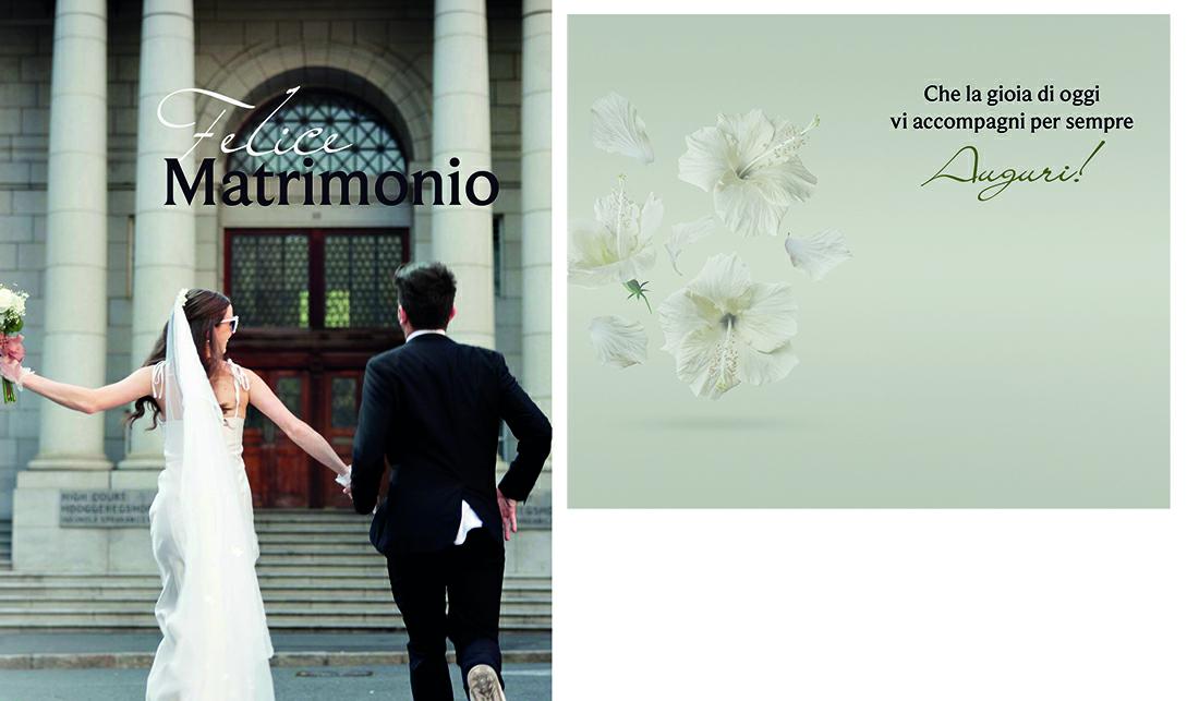 BIGLIETTINI z.MATRIMONIO mini 8X13-LINEA MILLEFORME