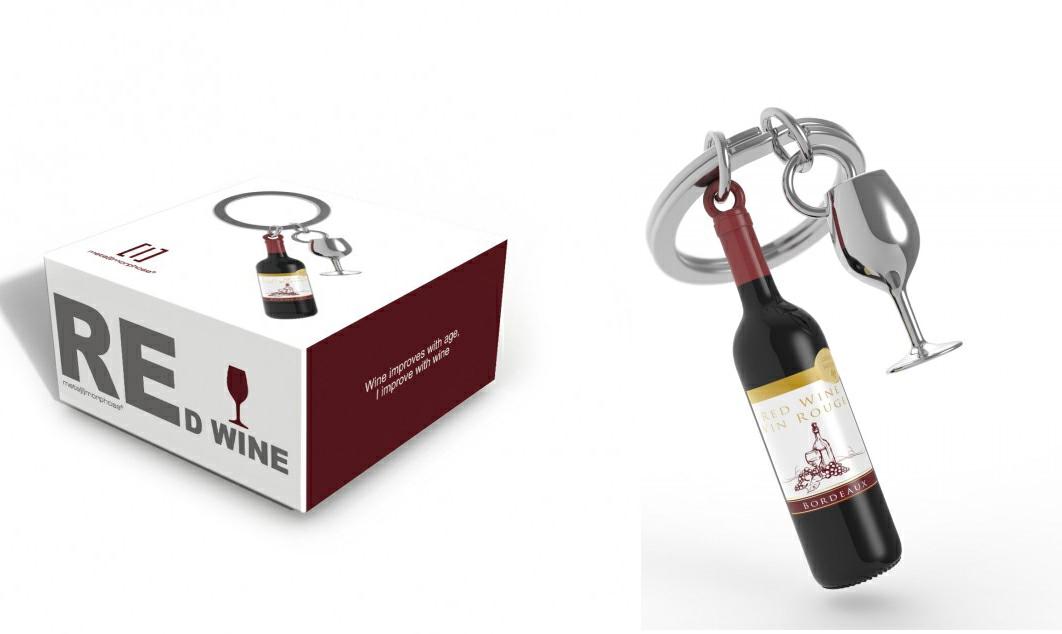 PORTACHIAVI BOTTIGLIA DI VINO