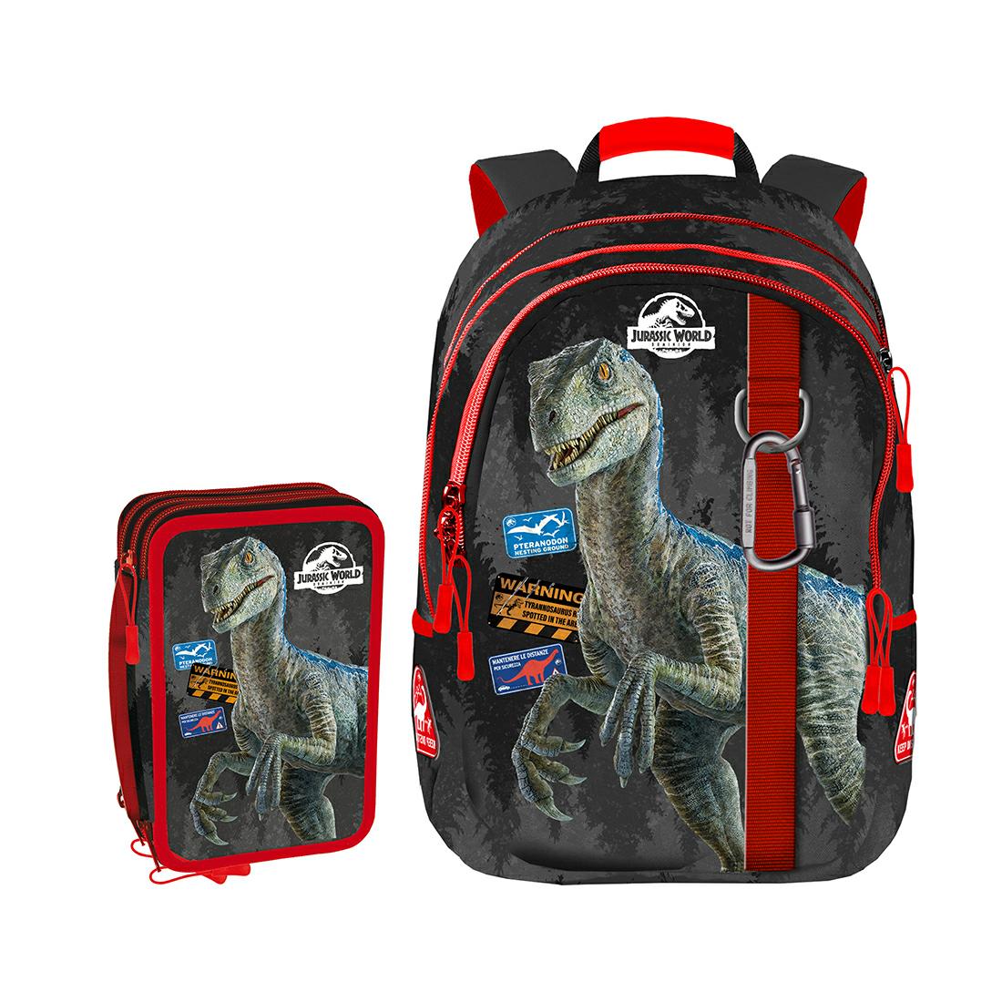 ZAINO SC.JURASSIC  WORLD SCHOOL PACK (ZAINO +TRIPLO)