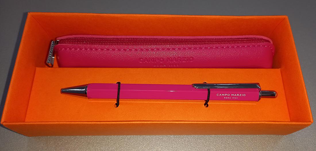 CAMPO MARZIO WRITING SET FUCHSIA